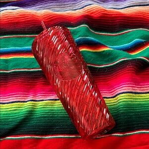 Starbucks Christmas 2024 Red Swirl Stripe Venti Tumbler 24oz Cold Cup Winter